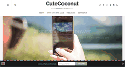 Desktop Screenshot of cutecoconut.com