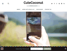 Tablet Screenshot of cutecoconut.com